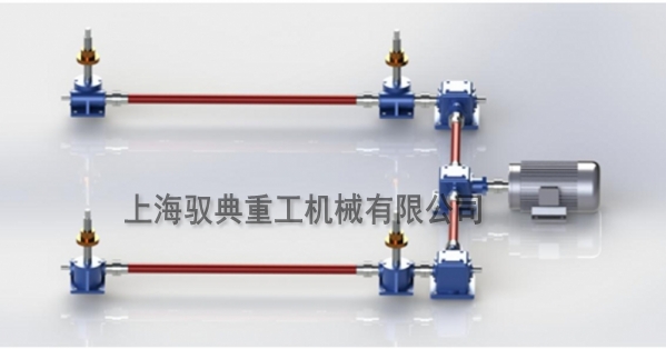 絲桿升降機平臺四臺同步