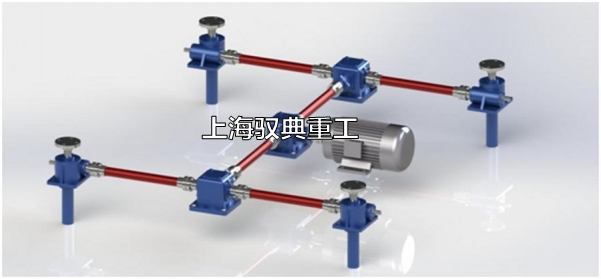 四臺聯動絲桿升降機