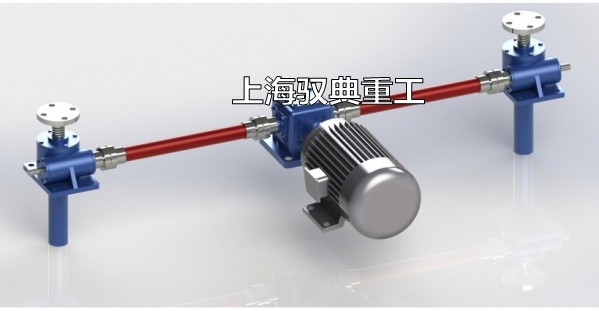 SWL絲桿升降機(jī)平臺,兩臺聯(lián)動(dòng)布局圖2